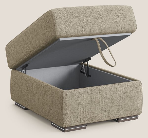 Sun pouf apribile contenitore in tessuto impermeabile fiammato T03 bei