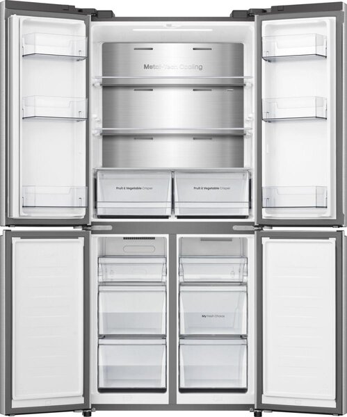 Hisense Frigorifero Americano Side by Side 483 Litri Classe E No Frost colore Inox - RQ5P470SAIE