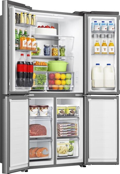 Hisense Frigorifero Americano Side by Side 483 Litri Classe E No Frost colore Inox - RQ5P470SAIE