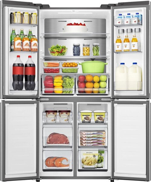Hisense Frigorifero Americano Side by Side 483 Litri Classe E No Frost colore Inox - RQ5P470SAIE