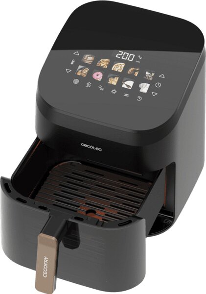 Cecotec Friggitrice ad Aria Capacit 6.5 Litri Potenza 2200 Watt Touch colore Nero - A01_EU01_101135 Cecofry&Grill Smokin' 6500