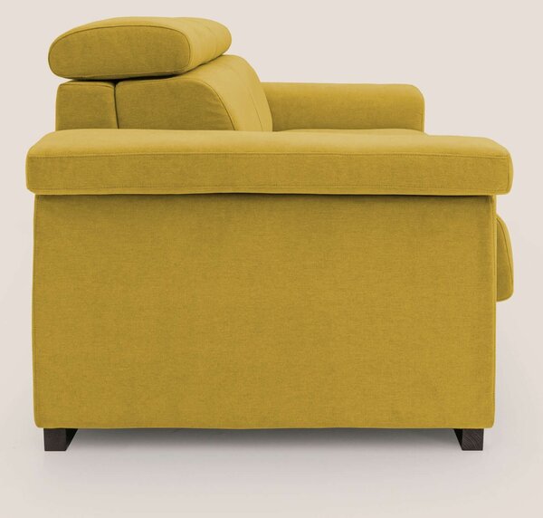 Bjorn divano letto sfoderabile con materasso H18 cm e poggiatesta recl
