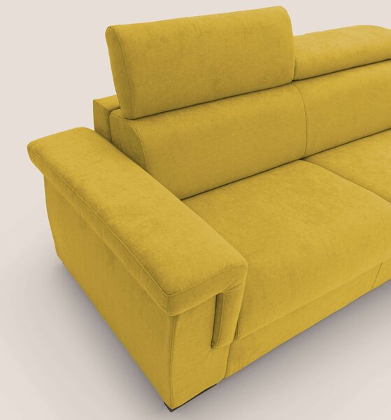 Bjorn divano letto sfoderabile con materasso H18 cm e poggiatesta recl
