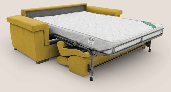 Bjorn divano letto sfoderabile con materasso H18 cm e poggiatesta recl