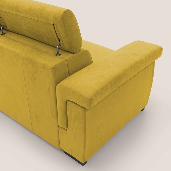 Bjorn divano letto sfoderabile con materasso H18 cm e poggiatesta recl