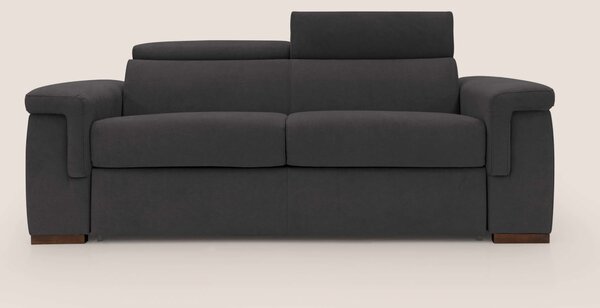 Giunone divano letto con materasso alto 18 cm e poggiatesta reclinabil