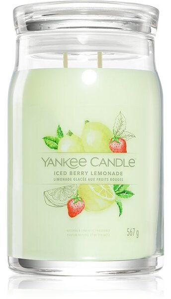 Yankee Candle Iced Berry Lemonade candela profumata Signature 567 g
