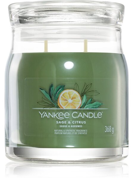 Yankee Candle Sage & Citrus candela profumata Signature Signature 368 g