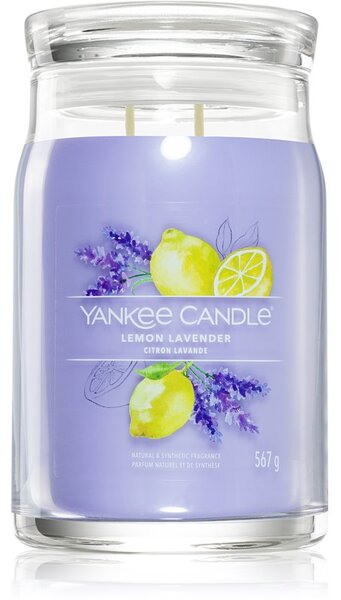 Yankee Candle Lemon Lavender candela profumata Signature 567 g