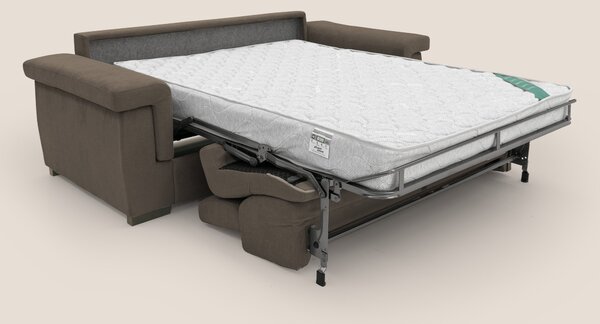 Bjorn divano letto sfoderabile con materasso H18 cm e poggiatesta recl