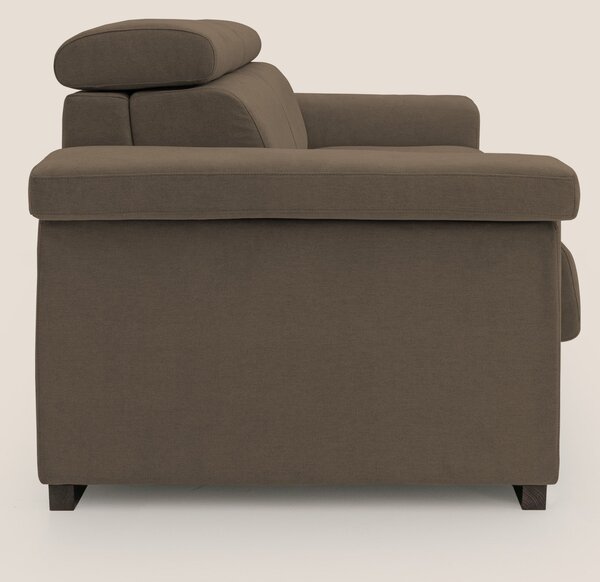 Bjorn divano letto sfoderabile con materasso H18 cm e poggiatesta recl