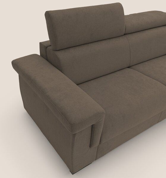 Bjorn divano letto sfoderabile con materasso H18 cm e poggiatesta recl