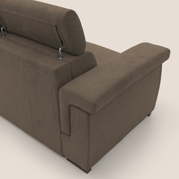 Bjorn divano letto sfoderabile con materasso H18 cm e poggiatesta recl