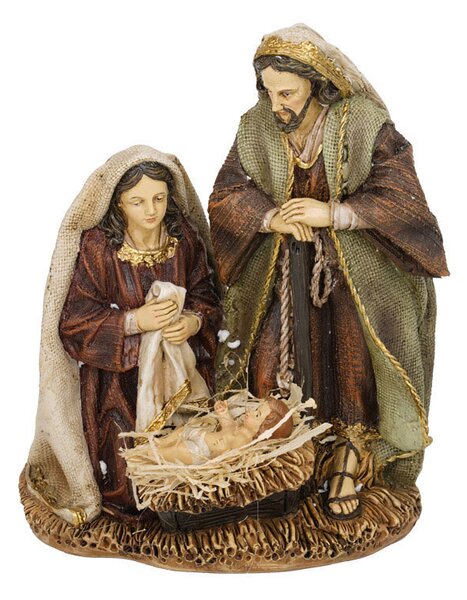 Presepe Natività Sacra Famigllia su Base 20 cm