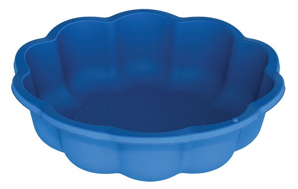 Piscina Sabbiera Flower in Plastica 57L Ø76x20,5cm Blu
