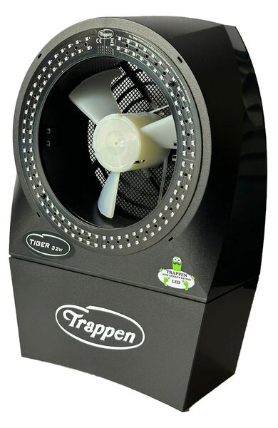 Zanzariera Elettrica ad Aspirazione 13W Trappen Tiger Beauty con Luce Rossa 660 nm