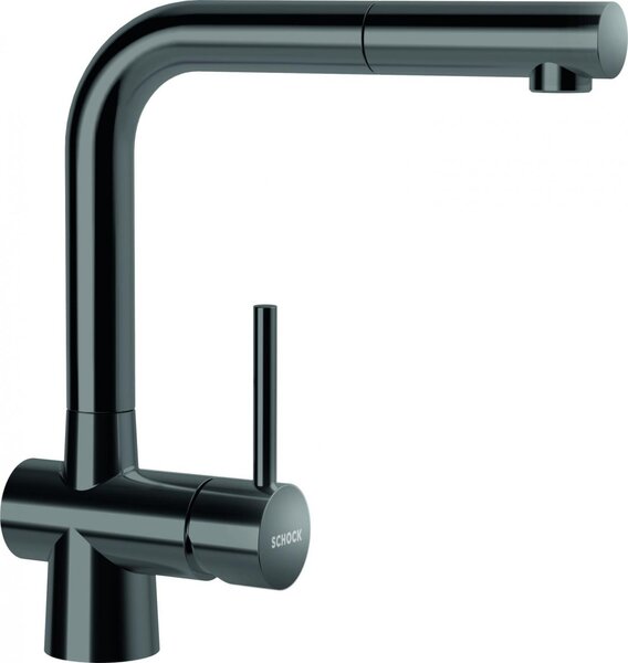 SCHOCK Rubinetto Cucina Miscelatore con Doccetta Estraibile Monocomando colore Grigio - 517120GUM