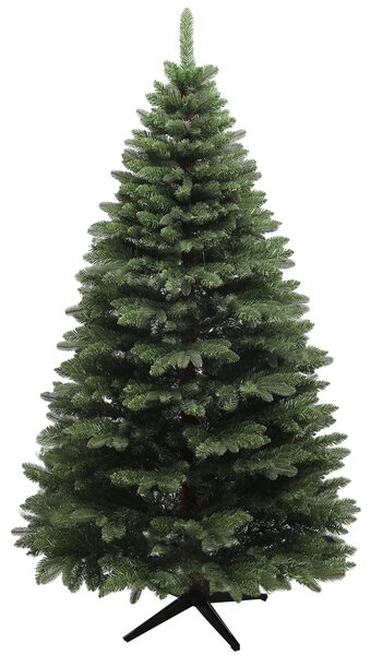 Albero di Natale Artificiale 180 cm 1050 Rami Apertura a Cerniera Verde