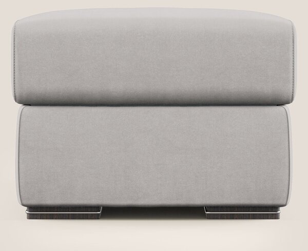 Sun pouf apribile contenitore in microfibra smacchiabile T11 grigio ch