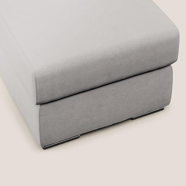 Sun pouf apribile contenitore in microfibra smacchiabile T11 grigio ch