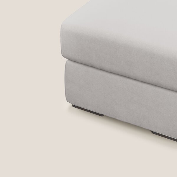 Sun pouf apribile contenitore in microfibra smacchiabile T11 grigio ch