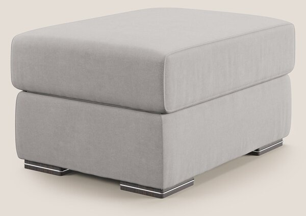 Sun pouf apribile contenitore in microfibra smacchiabile T11 grigio ch