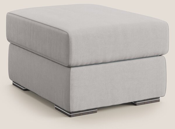 Sun pouf apribile contenitore in microfibra smacchiabile T11 grigio ch