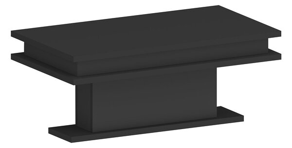 Tavolino Soggiorno 100x55x42 cm Little Big con LED Grigio Antracite Opaco