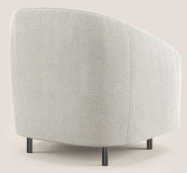 Pandora Poltroncina in morbido tessuto bouclé impermeabile T07 bianco