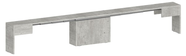 Panca Allungabile 66/290x25x45 cm Pratika Singola A Cemento