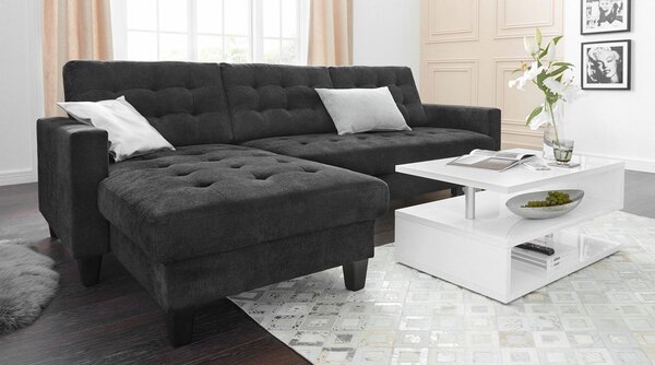 Tavolino a S con Ripiani a Giorno 90x41,5x55 cm Zeta Bianco Lucido