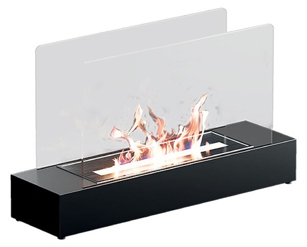 Camino a Bioetanolo da Tavolo 60x20x35 cm 2000W 1,5L Mantova Nero
