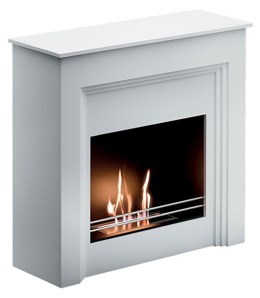 Camino a Bioetanolo da Pavimento 95x33x96 cm 2500W 1,5L Conegliano Bianco