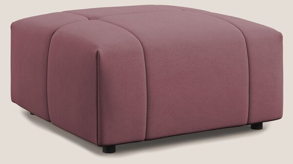 Giotto pouf in morbida microfibra effetto velluto impermeabile idrorep