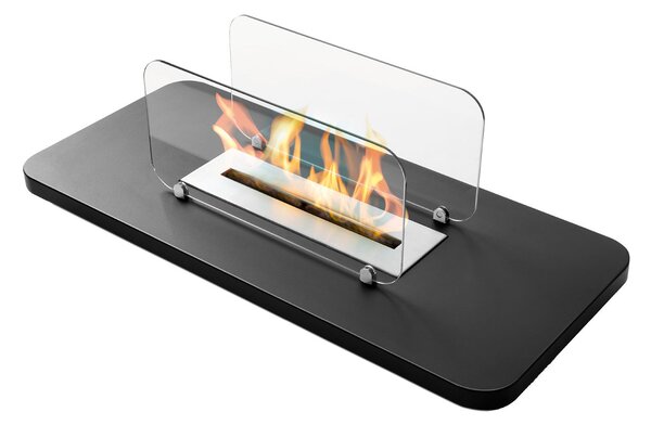 Camino a Bioetanolo da Tavolo 86x39x27,6 cm 2000W 2,2L Rialto Nero