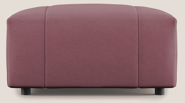 Giotto pouf in morbida microfibra effetto velluto impermeabile idrorep
