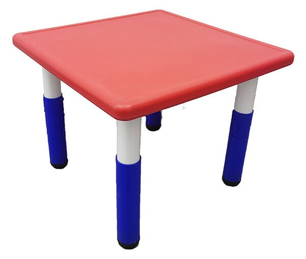 Tavolino per Bambini 62x62x52 cm Rosso