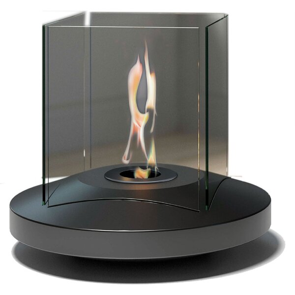 Camino a Bioetanolo da Tavolo Ø28,4x23,4 cm 500W 0,3L Lione Nero