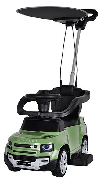 Macchina Cavalcabile 86x44x98 cm per Bambini con Maniglione e Cappottina Removibile con Licenza Land Rover Verde