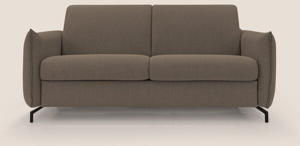 Scarlet divano letto in tessuto misto cotone impermeabile T19 marrone