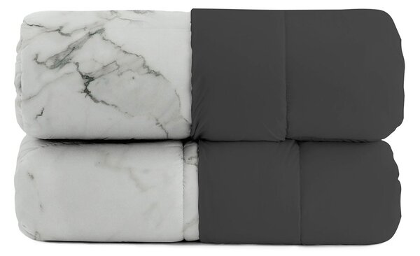 Trapunta Invernale Singola Stampata in Microfibra 200gr Double Face Marble
