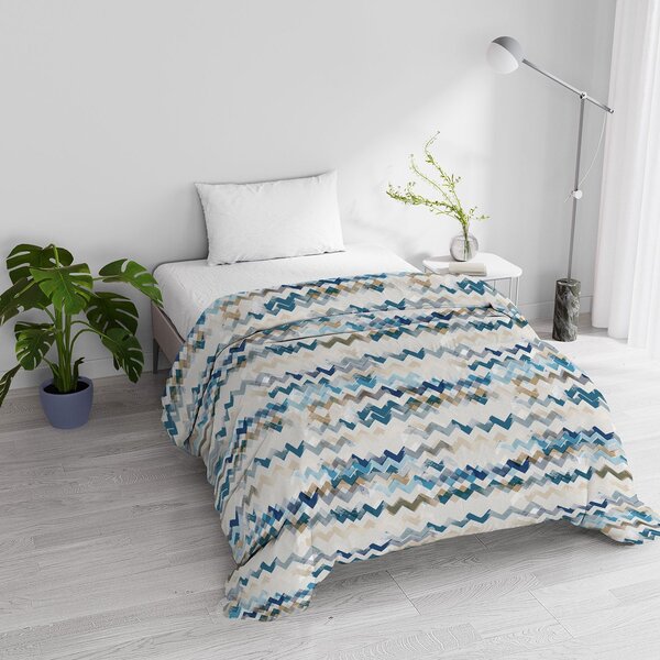 Trapunta Invernale Singola Stampata in Microfibra 200gr Double Face Modern Sky
