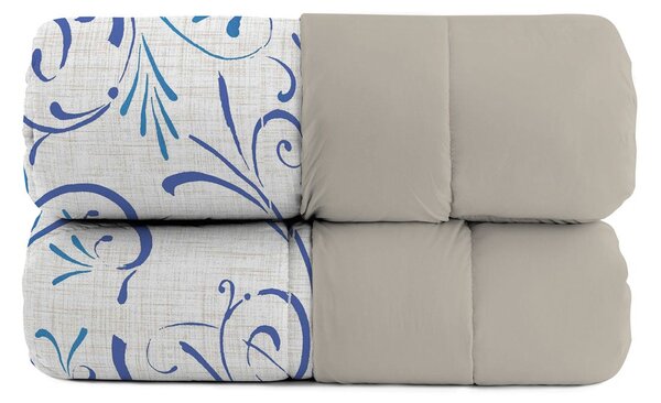Trapunta Invernale Singola Stampata in Microfibra 200gr Double Face Ornato Tex