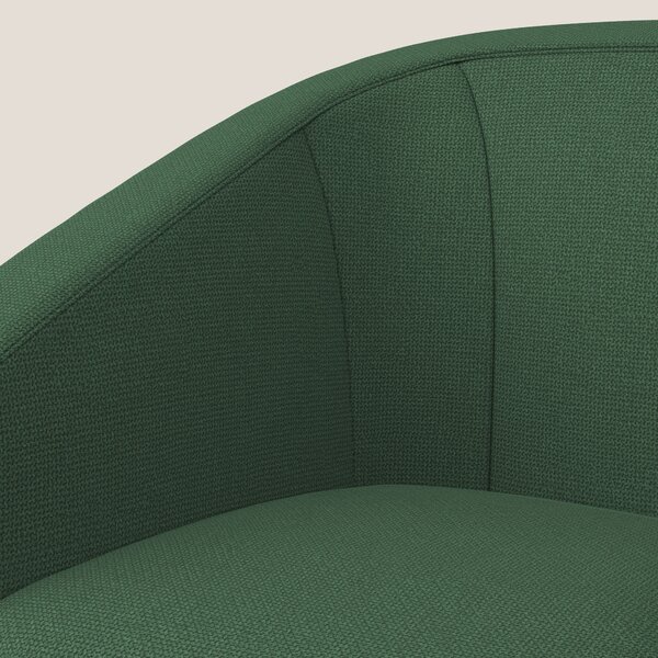 Cloe Poltroncina in tessuto smacchiabile con acqua QuickClean T08 verd