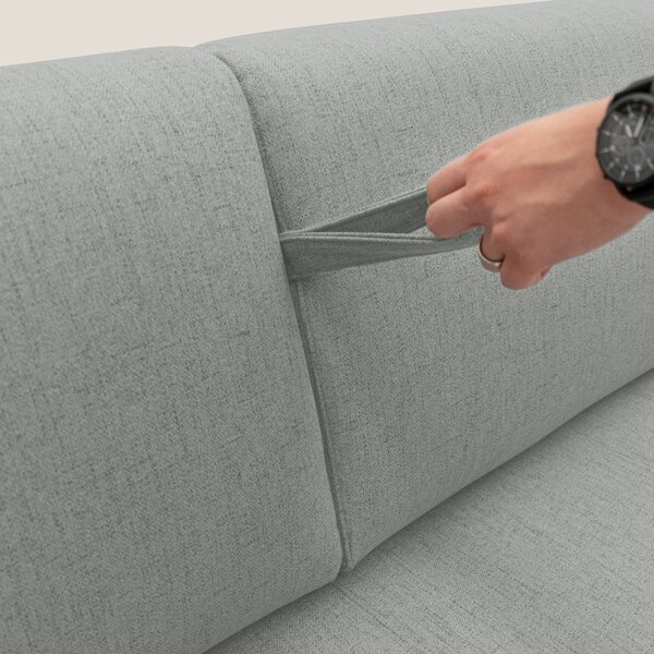 Duna Divano letto matrimoniale con materasso 20 cm in tessuto impermea