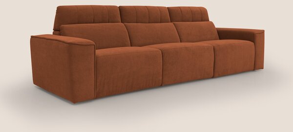 Clark Divano modulare 3 sedute con opzione relax elettrico in tessuto