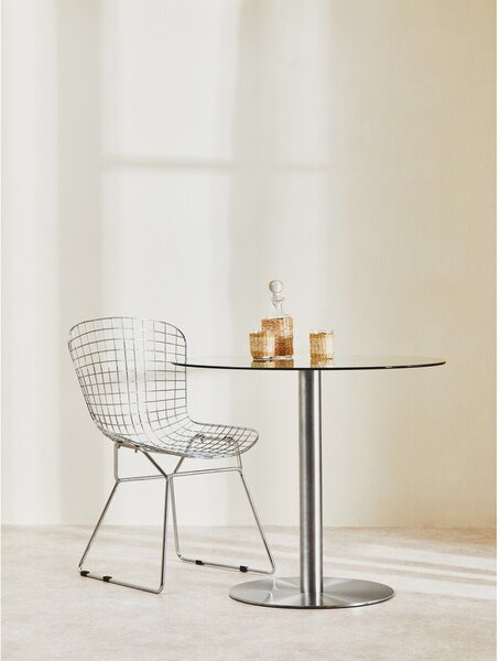 Tavolo da pranzo rotondo con piano in vetro ø 90 cm Metropolitan – Premier Housewares