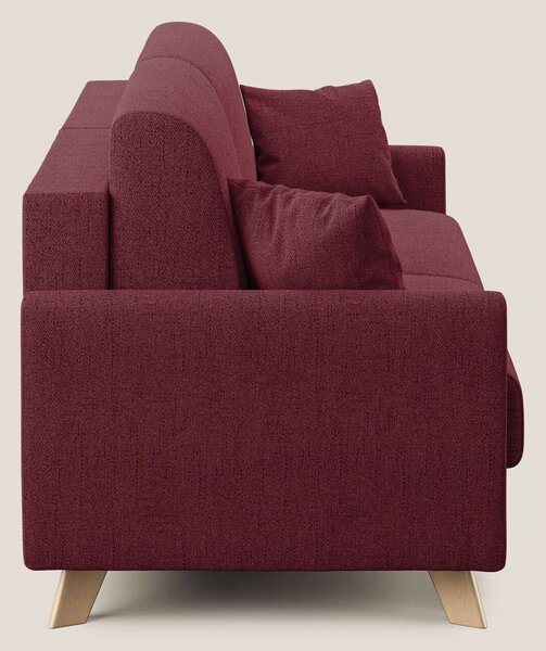 Edgar divano letto matrimoniale in tessuto felis impermeabile T03 ross