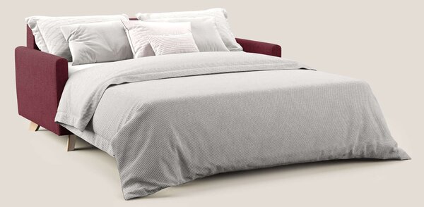 Edgar divano letto matrimoniale in tessuto felis impermeabile T03 ross