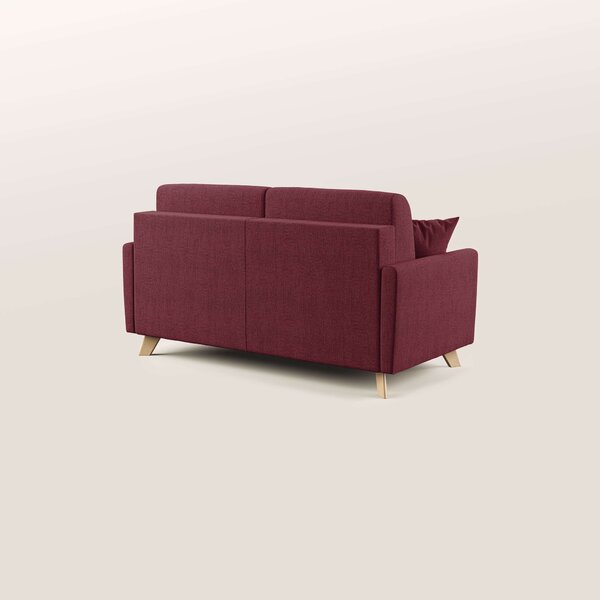 Edgar divano letto matrimoniale in tessuto felis impermeabile T03 ross